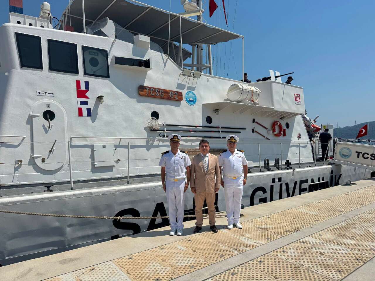 Kaymakam Nurullah Kaya, TCSG Umut Gemisi ve SG-82 Bot Komutanlığını Ziyaret Etti 1